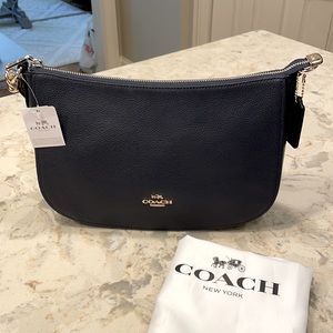 Coach Pebble Chelsea Navy XBody Bag